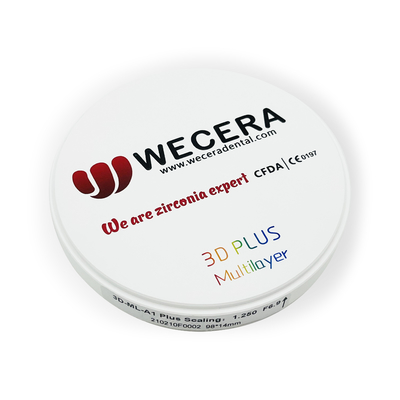 3D Multilayer Zirconia 11 Gradients High Temperature Sintering at 1500C Technology