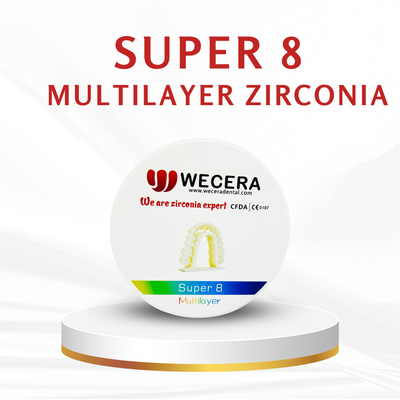 22mm Multi-Layer Oxide Disc Meeting Customer Requirements with 16 Vita Colors 3 Bleach Colors