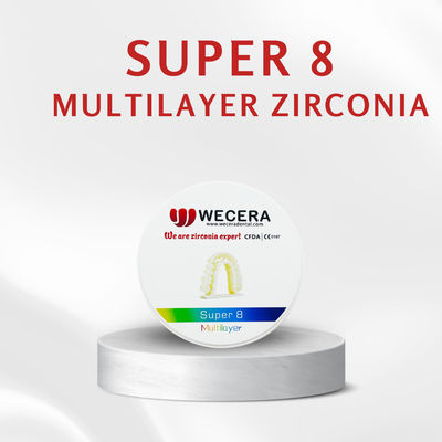 Isostatic Pressing Dental Zirconia Disk Featuring Cte 10505 Suitable for Dental Applications and Long Lasting Performance