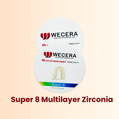 6.0-6.3g/cm3 Density 3D Multilayer Zirconia for Amann Girrbach System Density Design