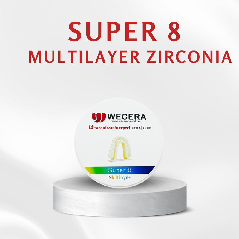Isostatic Pressing Dental Zirconia Disk Featuring Cte 10505 Suitable for Dental Applications and Long Lasting Performance