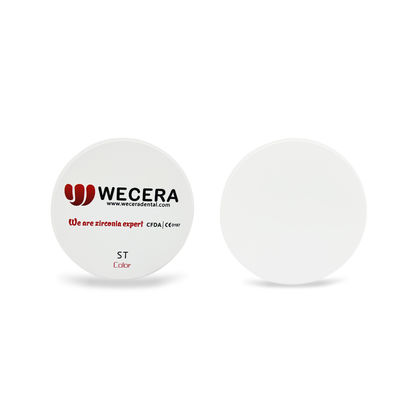 C2 Dental Milling Zirconium Oxide Ceramic CAD CAM 25mm Thickness